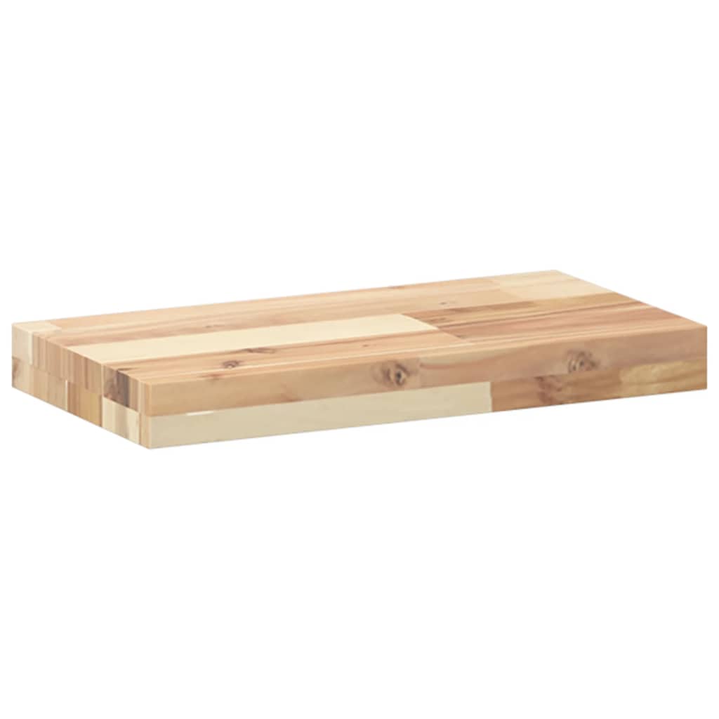 Étagère flottante 60x20x4 cm bois d'acacia massif non traité