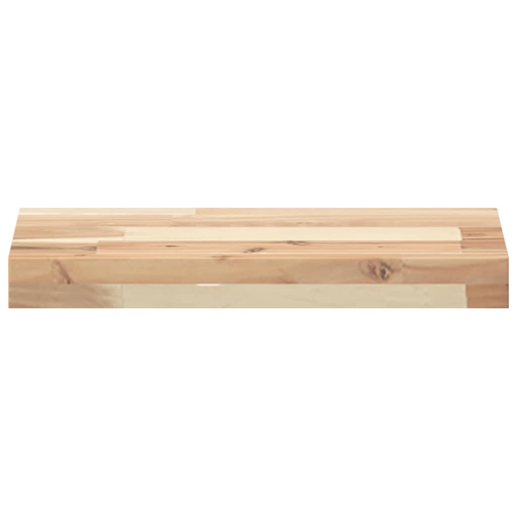 Étagère flottante 60x20x4 cm bois d'acacia massif non traité