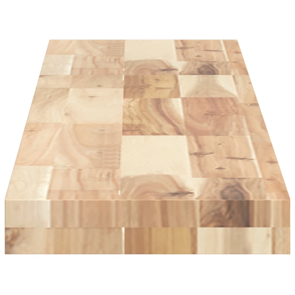 Étagère flottante 140x20x4 cm bois d'acacia massif non traité
