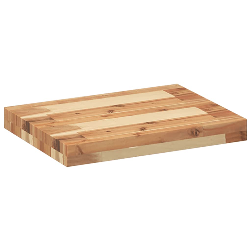 Étagère flottante 40x30x4 cm acacia massif finition à l'huile