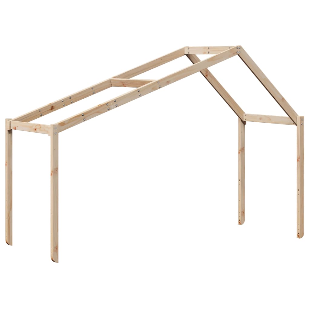 Lit superposé sans matelas 75x190 cm bois de pin massif