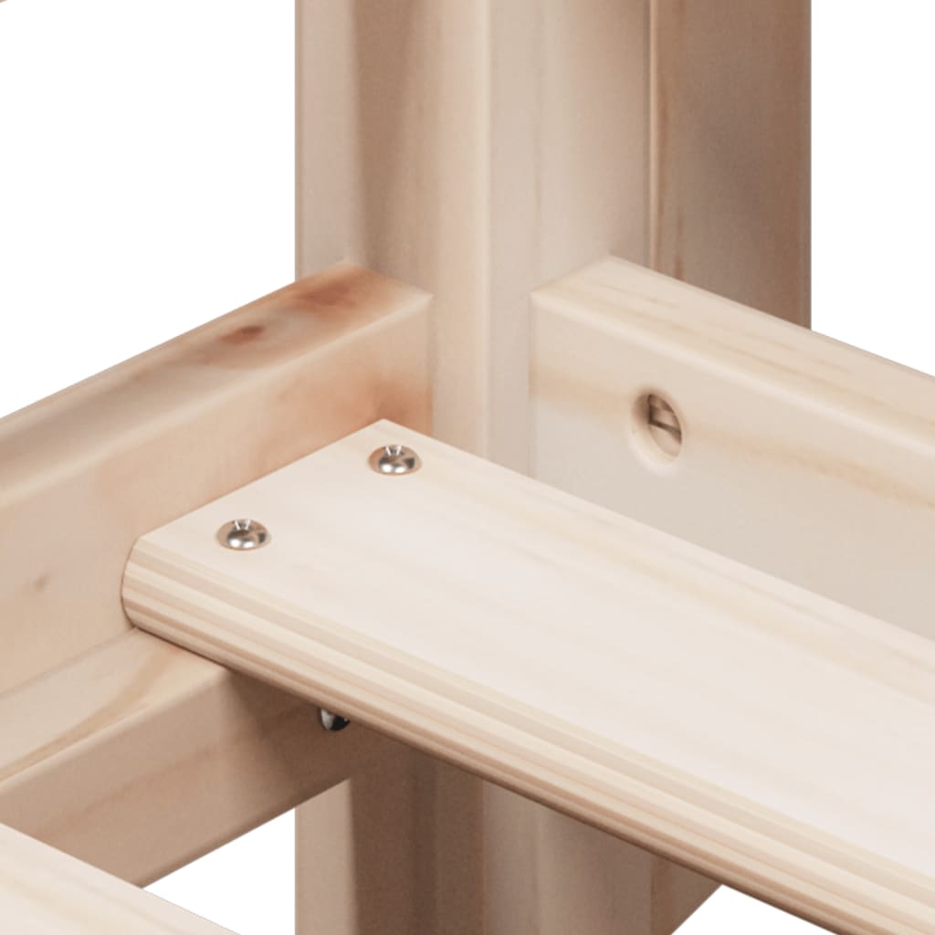 Lit superposé sans matelas 75x190 cm bois de pin massif