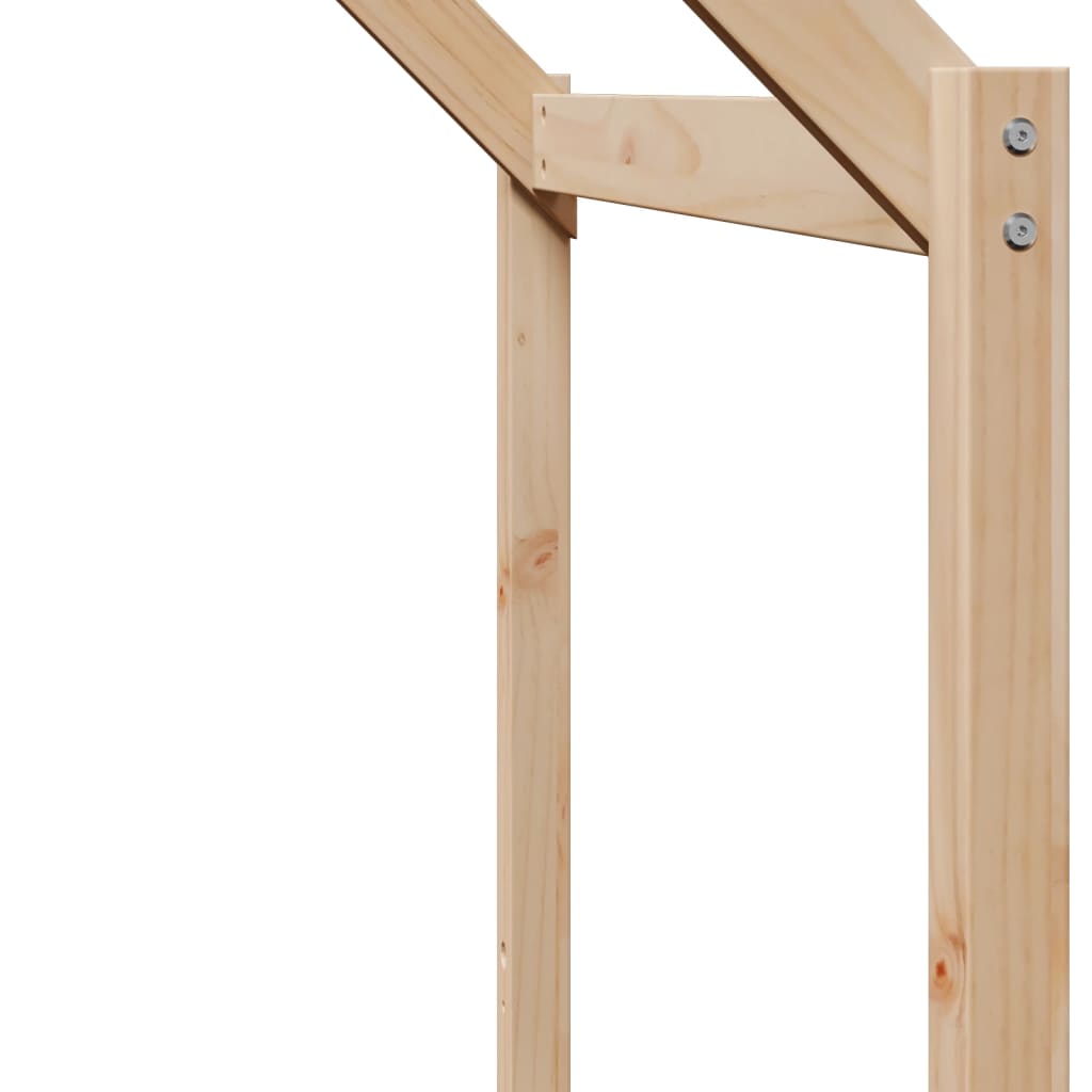 Lit superposé sans matelas 75x190 cm bois de pin massif