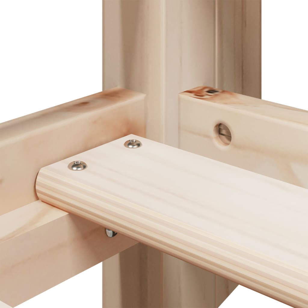 Lit superposé sans matelas 80x200 cm bois de pin massif