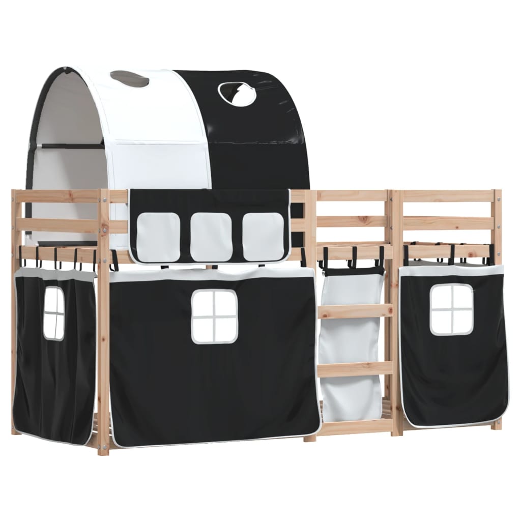 Lit superposé sans matelas 80x200 cm bois de pin massif