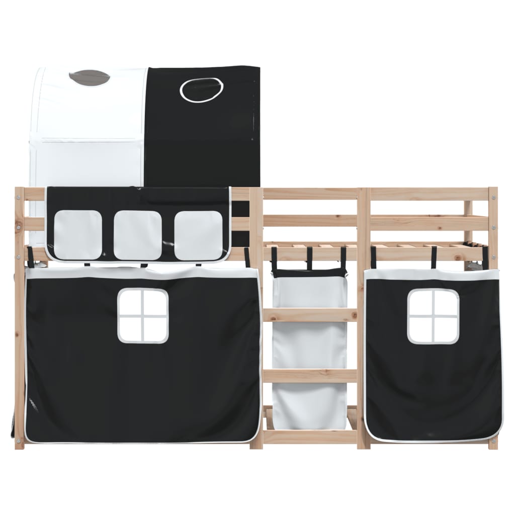 Lit superposé sans matelas 80x200 cm bois de pin massif