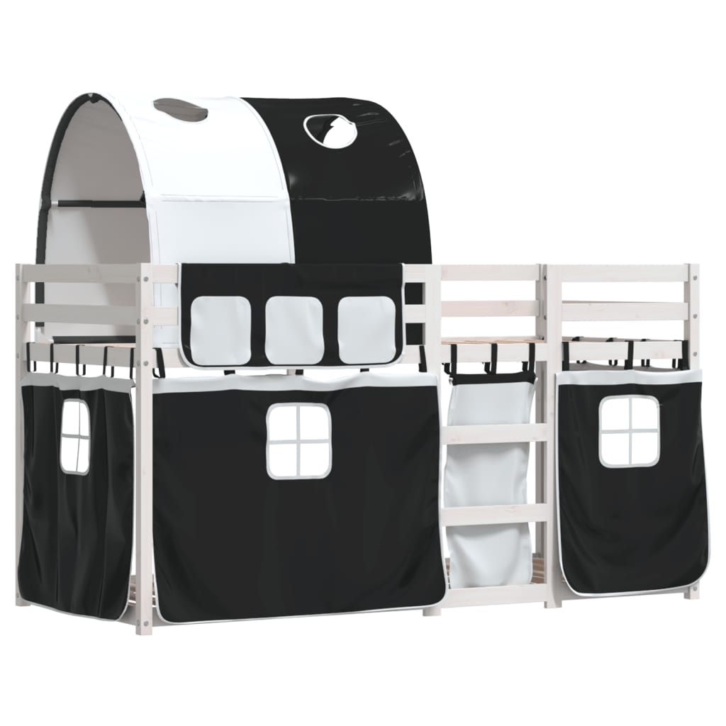 Lit superposé sans matelas 80x200 cm bois de pin massif