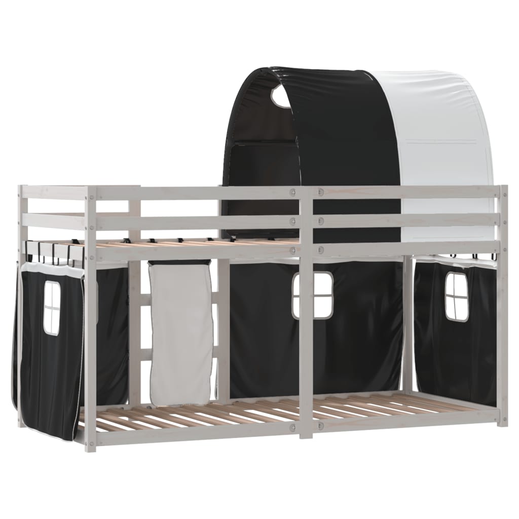 Lit superposé sans matelas 80x200 cm bois de pin massif