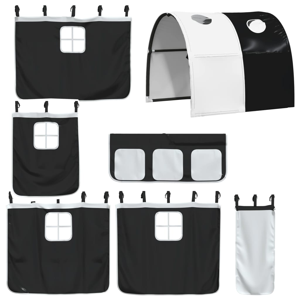 Lit superposé sans matelas 80x200 cm bois de pin massif