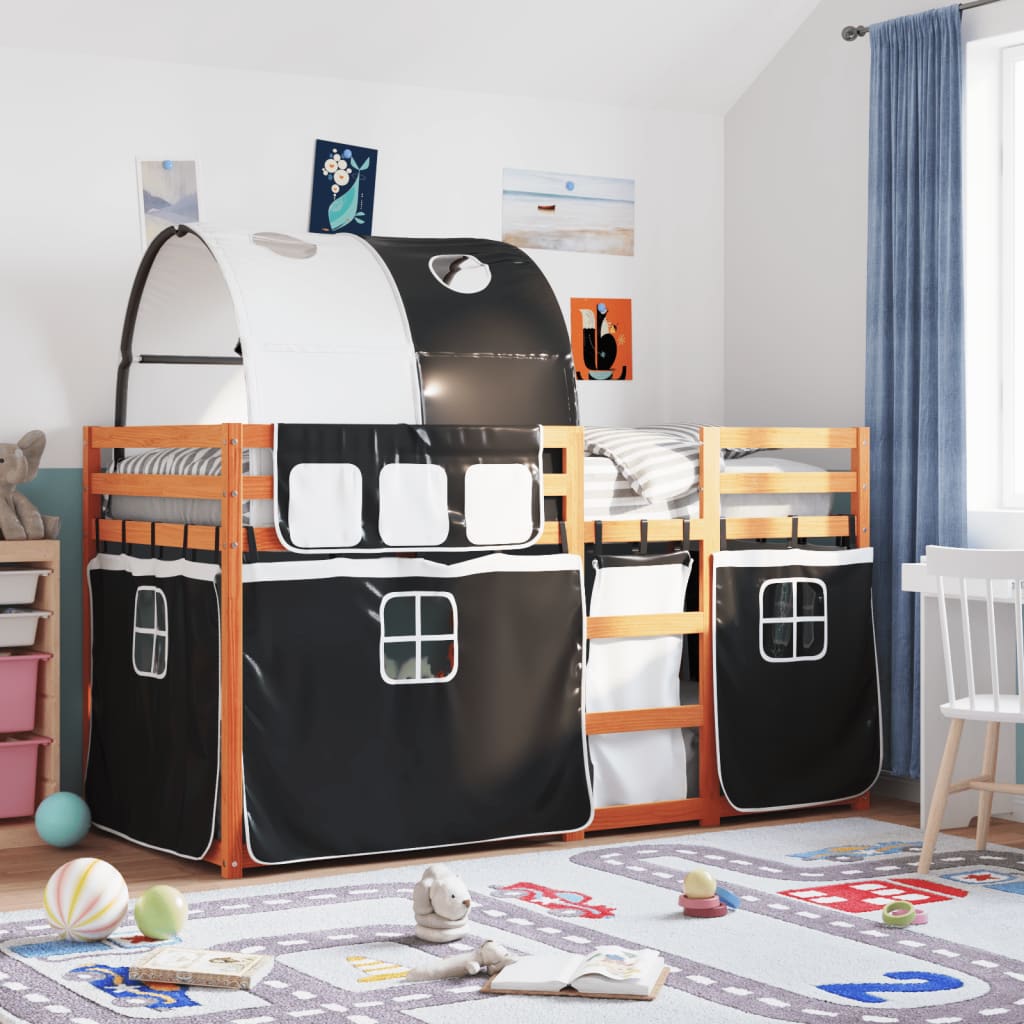 Lit superposé sans matelas 80x200 cm bois de pin massif