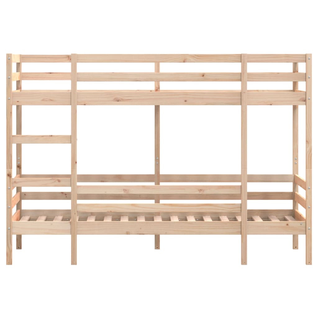 Lit superposé sans matelas 90x190 cm bois de pin massif
