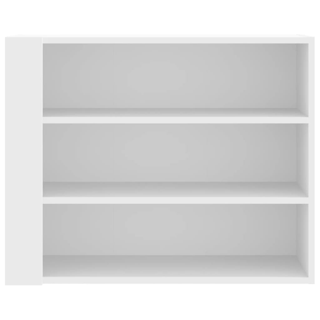Armoire murale blanc 75x35x60 cm bois d'ingénierie