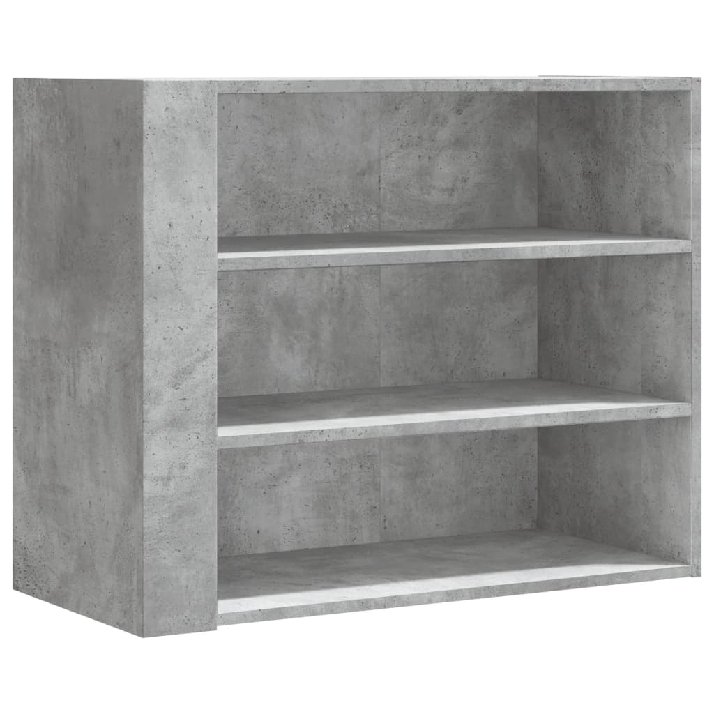 Armoire murale gris béton 75x35x60 cm bois d'ingénierie