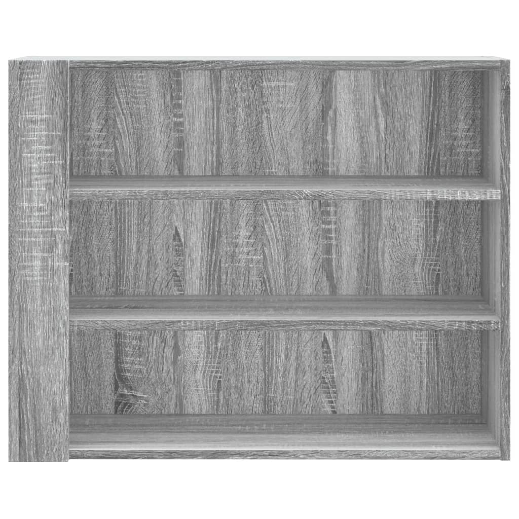 Armoire murale sonoma gris 75x35x60 cm bois d'ingénierie