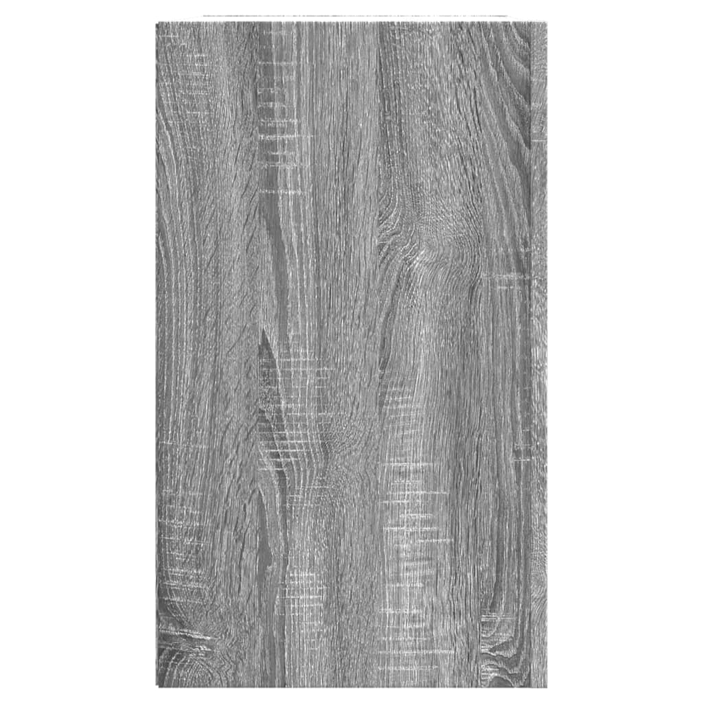 Armoire murale sonoma gris 75x35x60 cm bois d'ingénierie