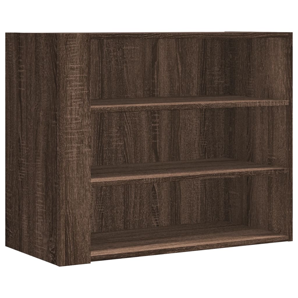 Armoire murale chêne marron 75x35x60 cm bois d'ingénierie