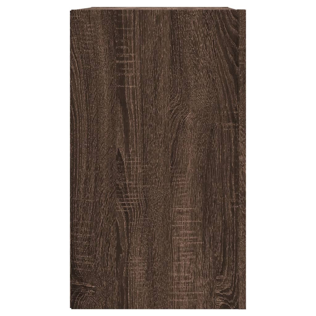 Armoire murale chêne marron 75x35x60 cm bois d'ingénierie