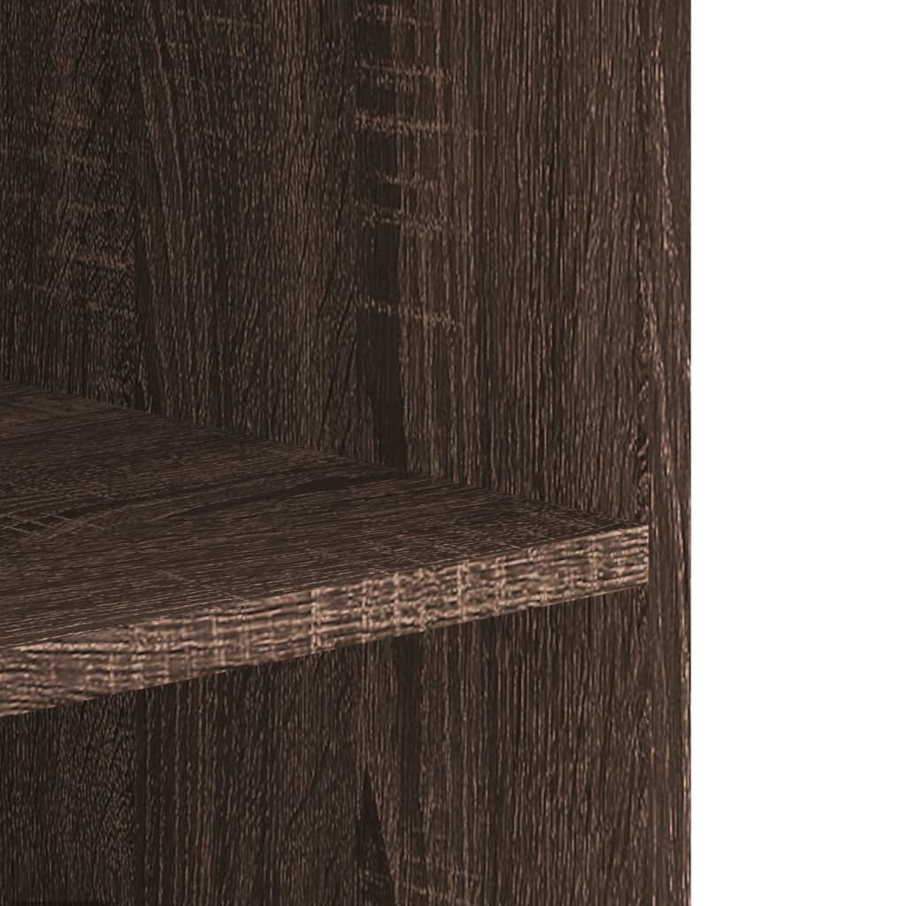 Armoire murale chêne marron 75x35x60 cm bois d'ingénierie