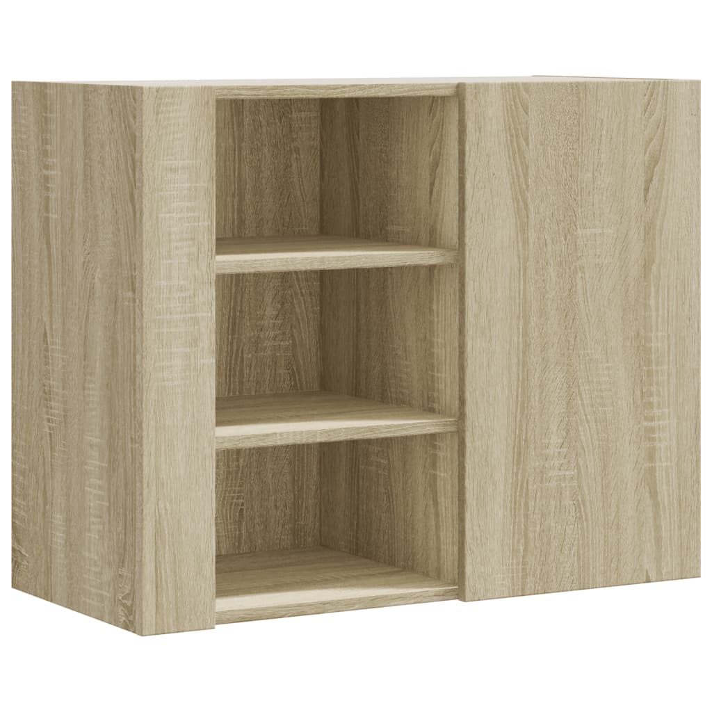 Armoire murale chêne sonoma 75x35x60 cm bois d'ingénierie
