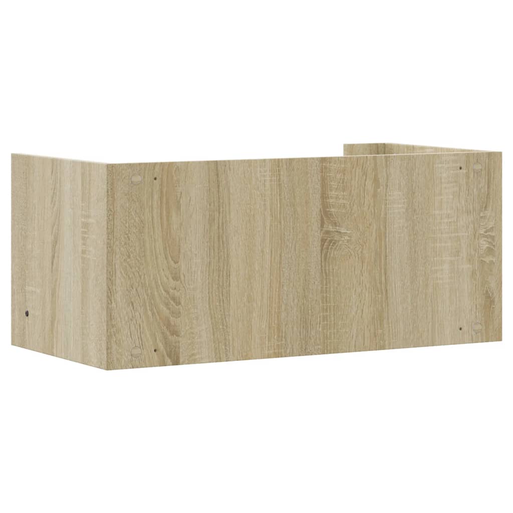 Étagère murale chêne sonoma 70,5x35x30,5 cm bois d'ingénierie