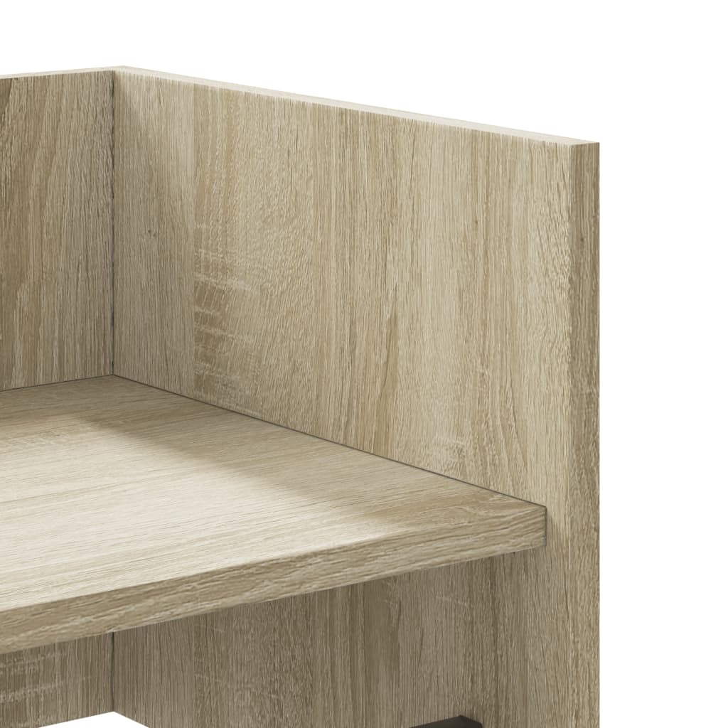 Étagère murale chêne sonoma 70,5x35x30,5 cm bois d'ingénierie