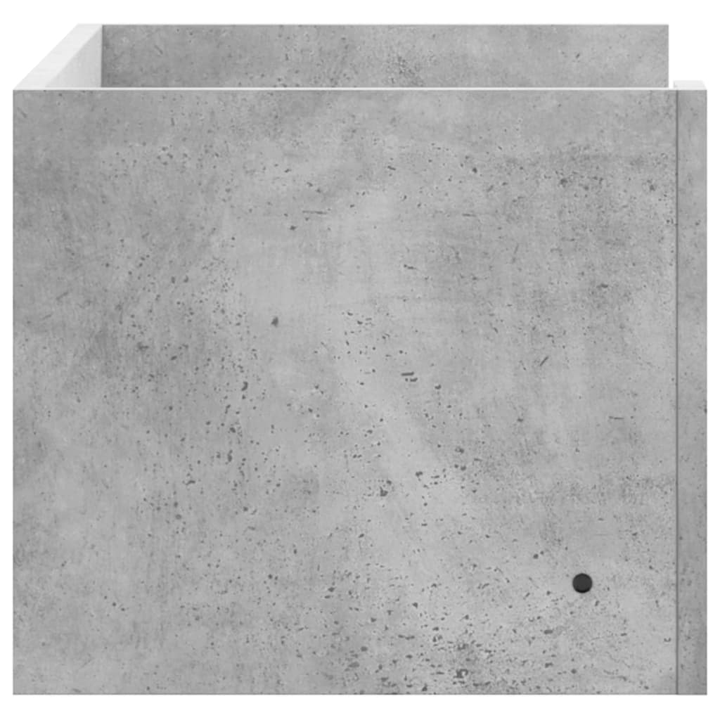 Étagère murale gris béton 70,5x35x30,5 cm bois d'ingénierie
