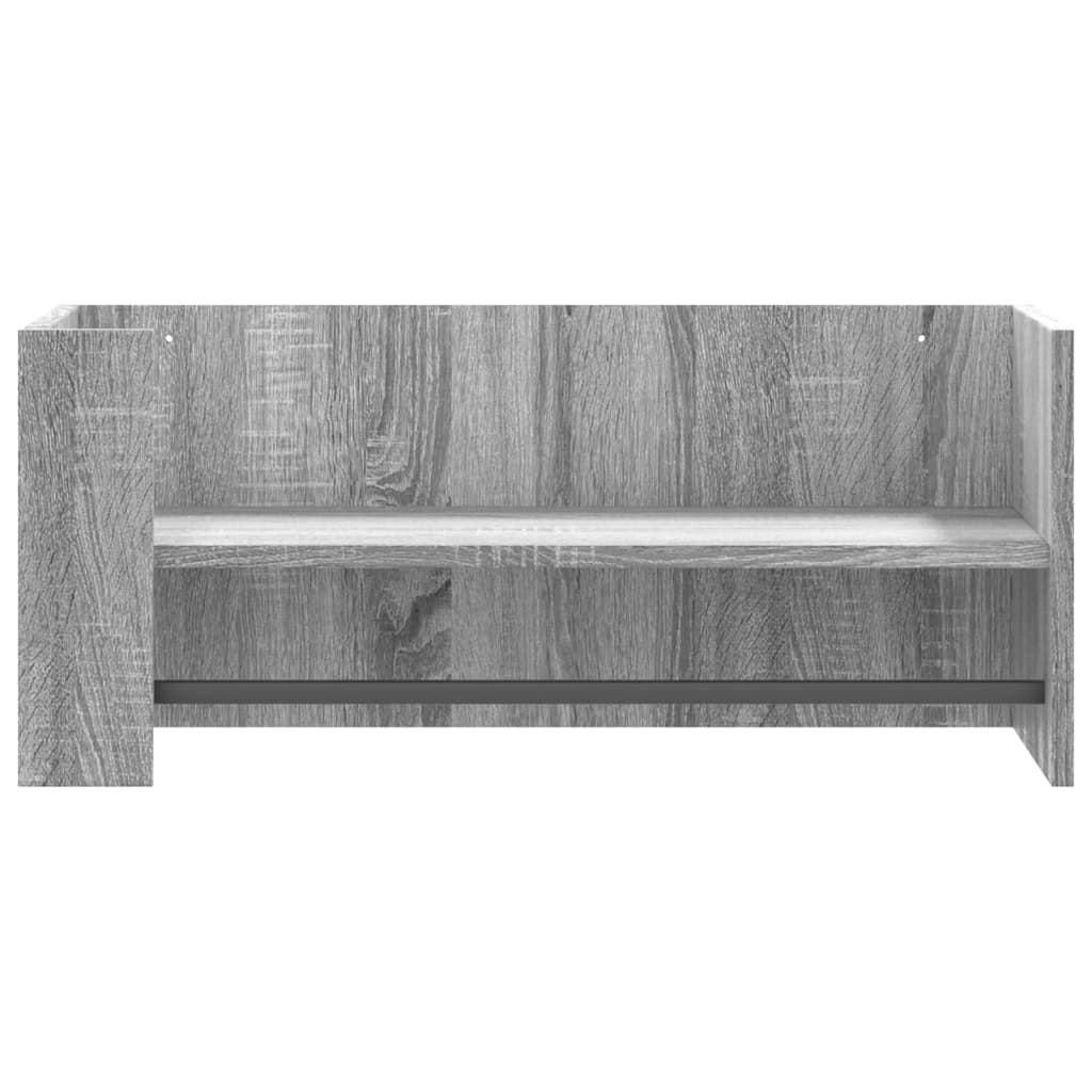 Étagère murale sonoma gris 70,5x35x30,5 cm bois d'ingénierie