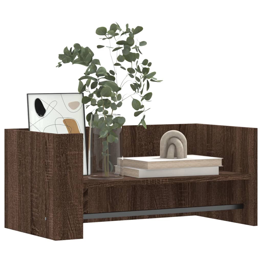 Étagère murale chêne marron 70,5x35x30,5 cm bois d'ingénierie