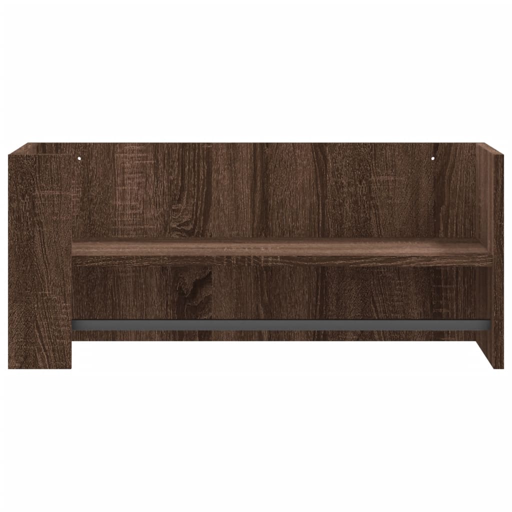 Étagère murale chêne marron 70,5x35x30,5 cm bois d'ingénierie