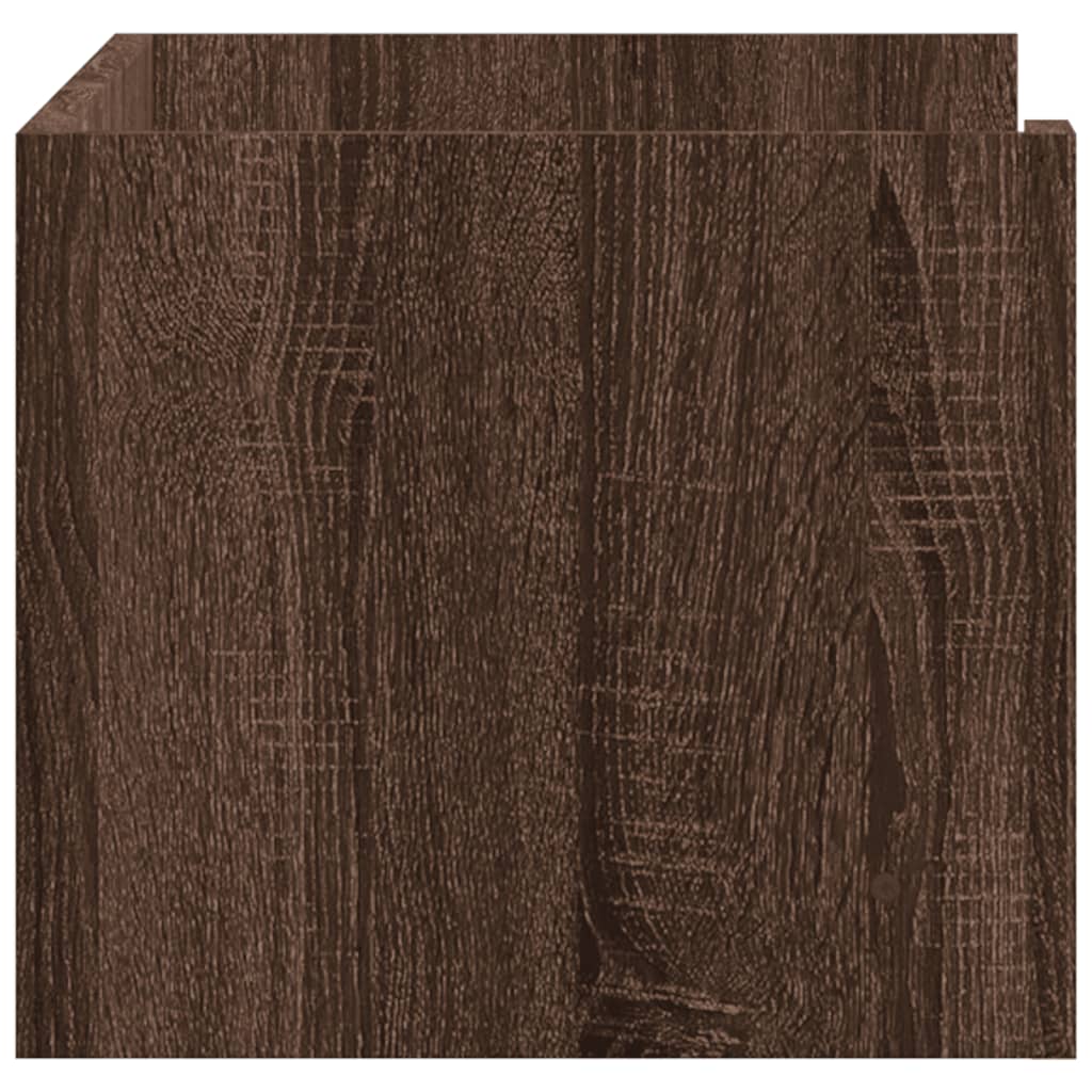 Étagère murale chêne marron 70,5x35x30,5 cm bois d'ingénierie