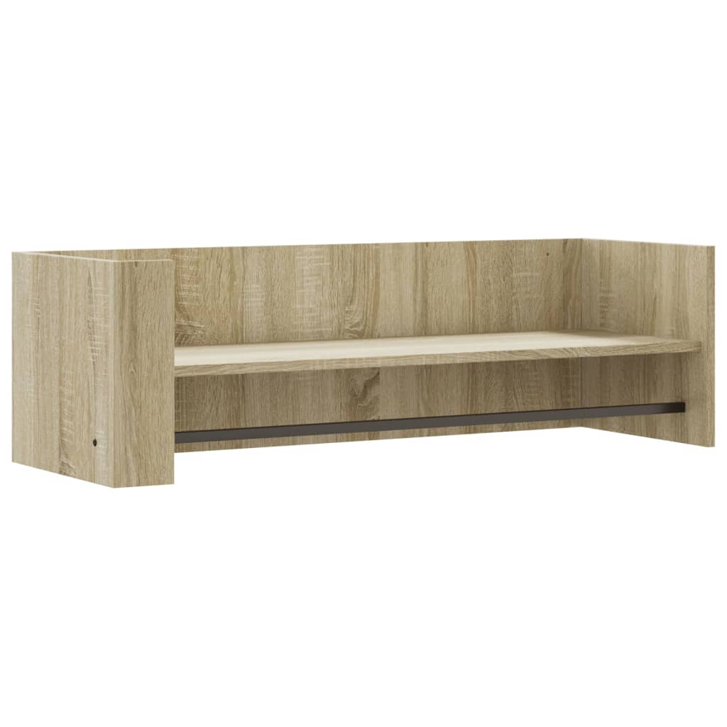 Étagère murale chêne sonoma 100x35x30,5 cm bois d'ingénierie