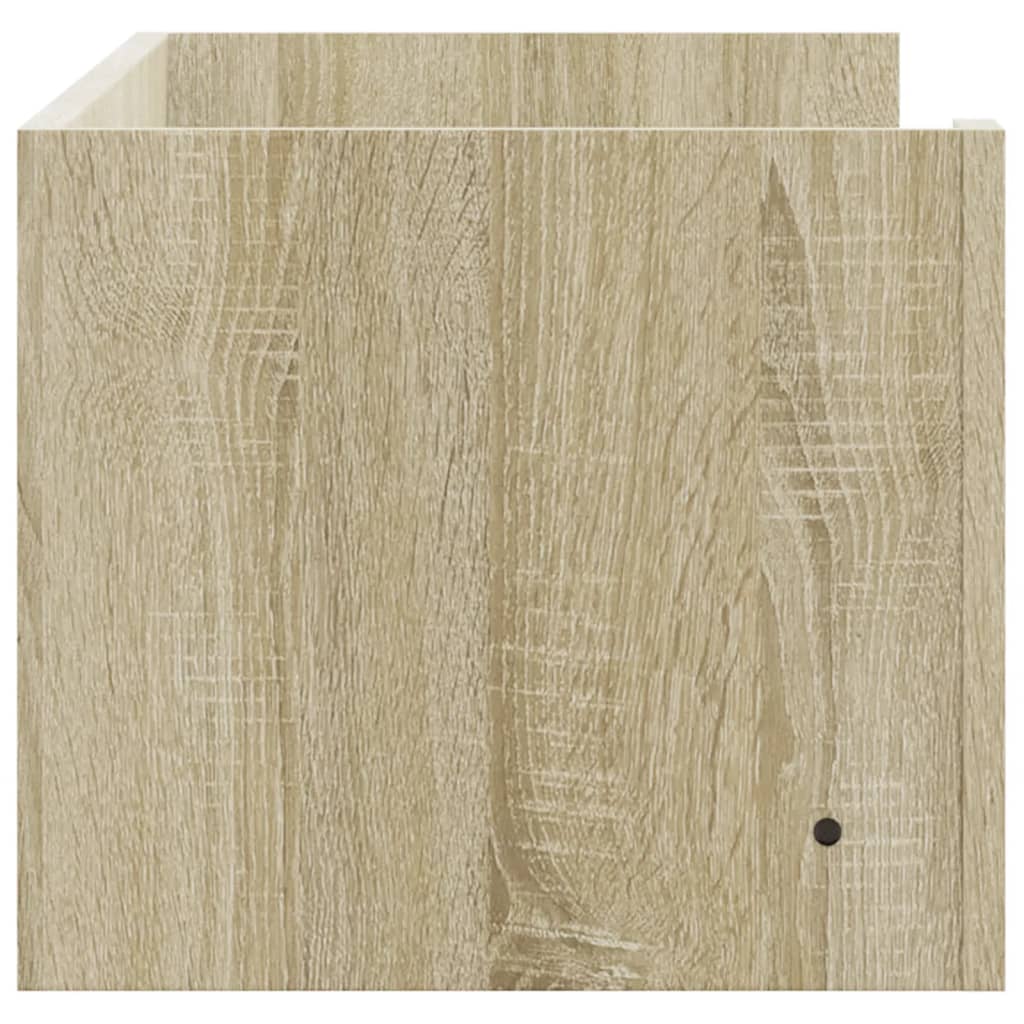Étagère murale chêne sonoma 100x35x30,5 cm bois d'ingénierie