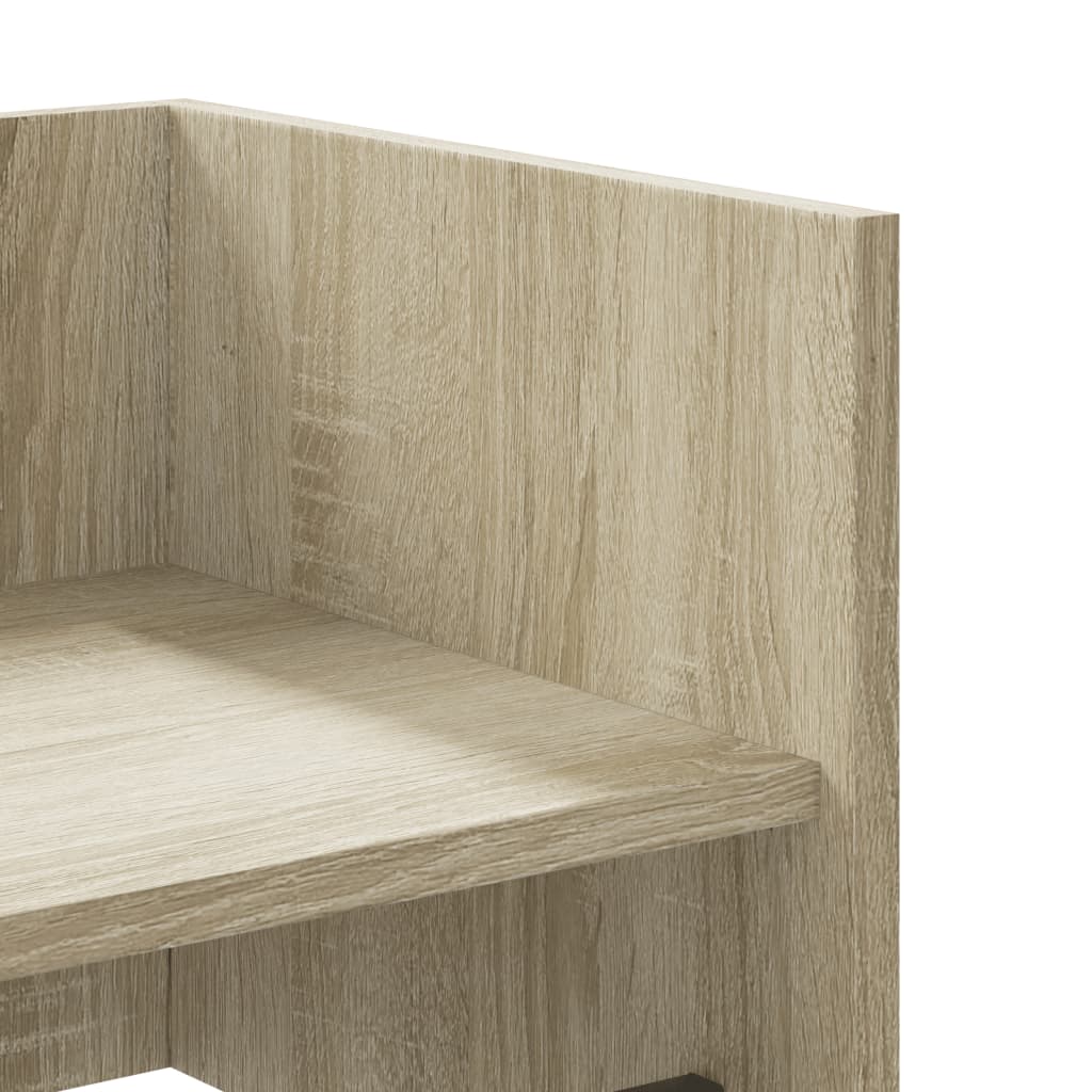 Étagère murale chêne sonoma 100x35x30,5 cm bois d'ingénierie