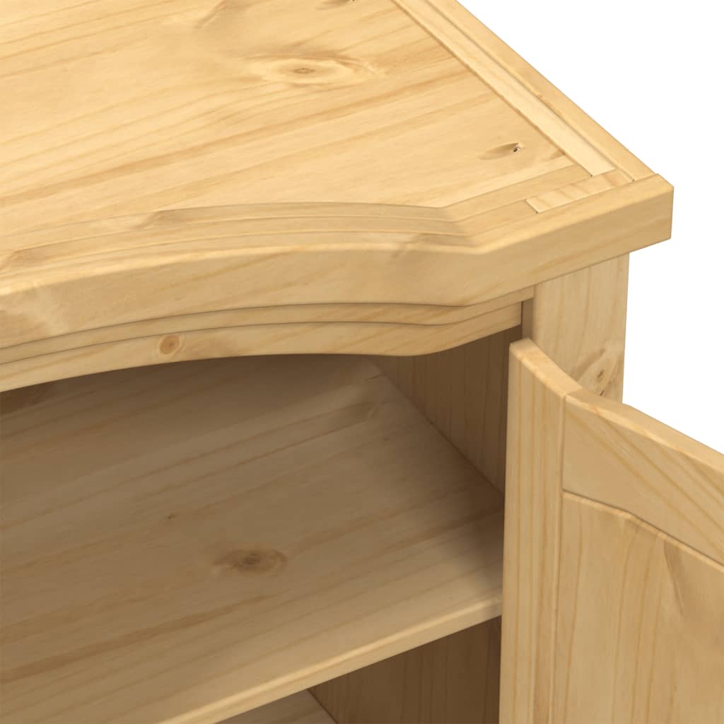 Garde-robe Corona 151,5x52x186 cm bois de pin massif