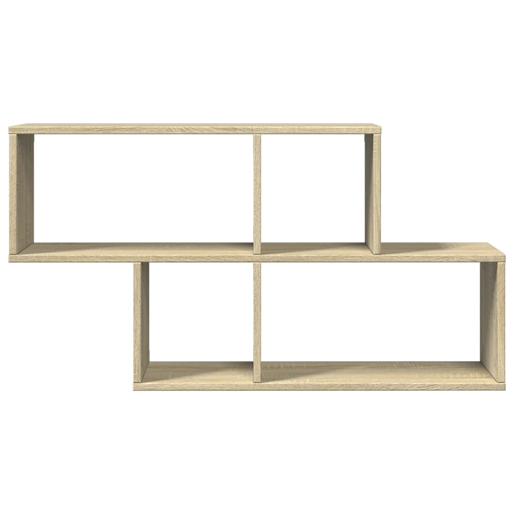 Étagère murale chêne sonoma 100x20x53 cm bois d'ingénierie