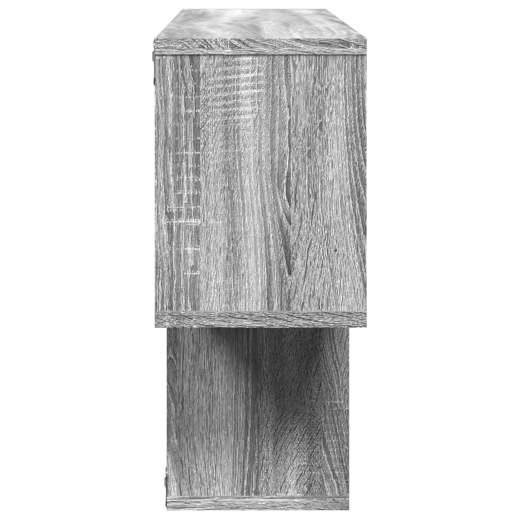 Étagère murale sonoma gris 100x20x53 cm bois d'ingénierie