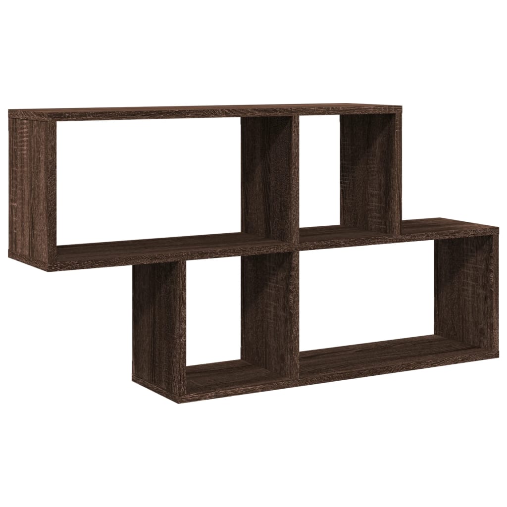 Étagère murale chêne marron 100x20x53 cm bois d'ingénierie