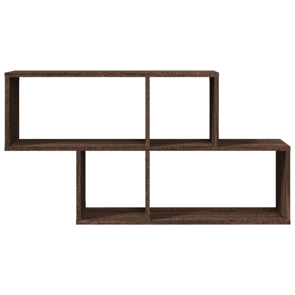 Étagère murale chêne marron 100x20x53 cm bois d'ingénierie