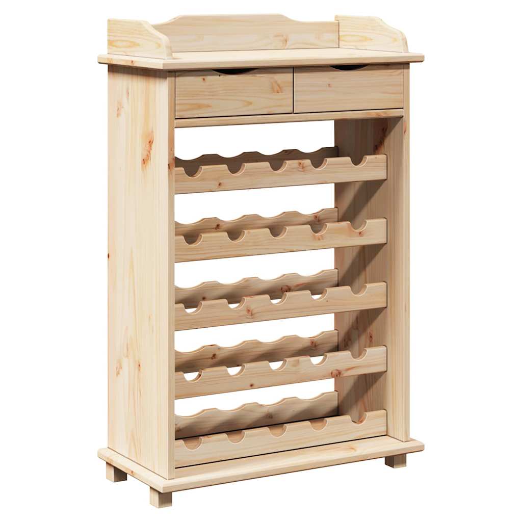 Étagère à vin 90 x 60 x 30 cm Bois de pin massif