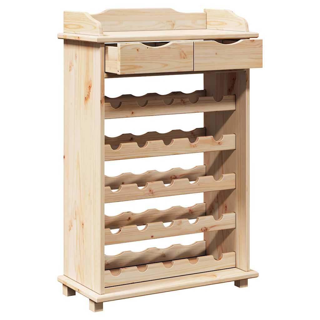 Étagère à vin 90 x 60 x 30 cm Bois de pin massif