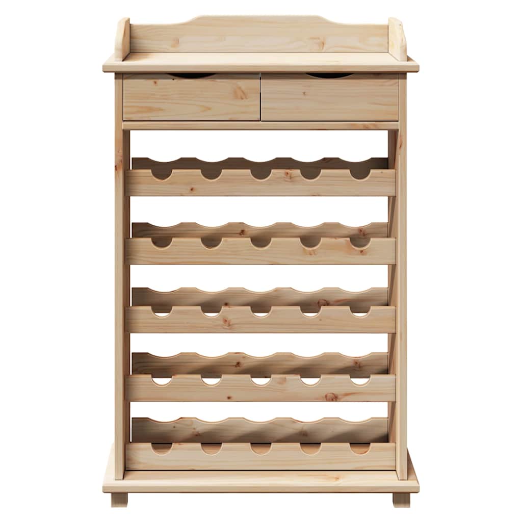 Étagère à vin 90 x 60 x 30 cm Bois de pin massif