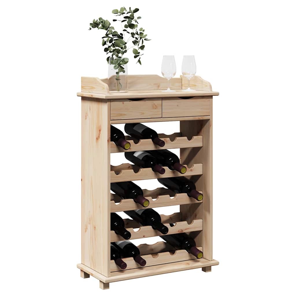 Étagère à vin 90 x 60 x 30 cm Bois de pin massif