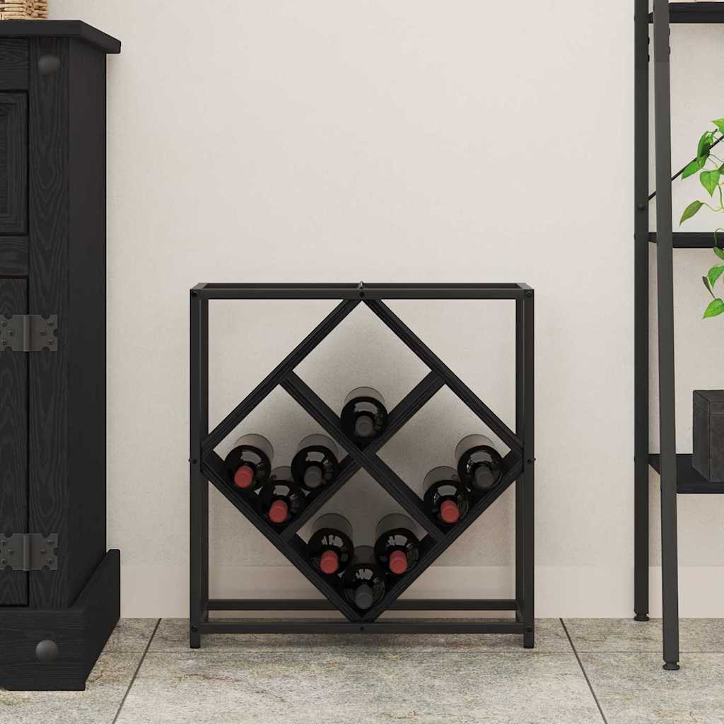 Étagère à vin Chêne noir 51 x 18 x 52,5 cm Bois d'ingénierie