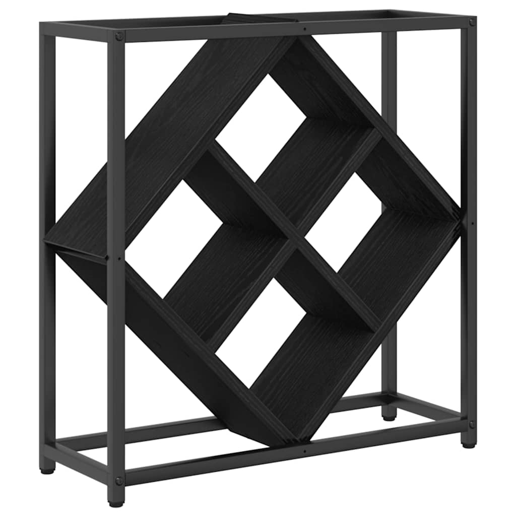 Étagère à vin Chêne noir 51 x 18 x 52,5 cm Bois d'ingénierie