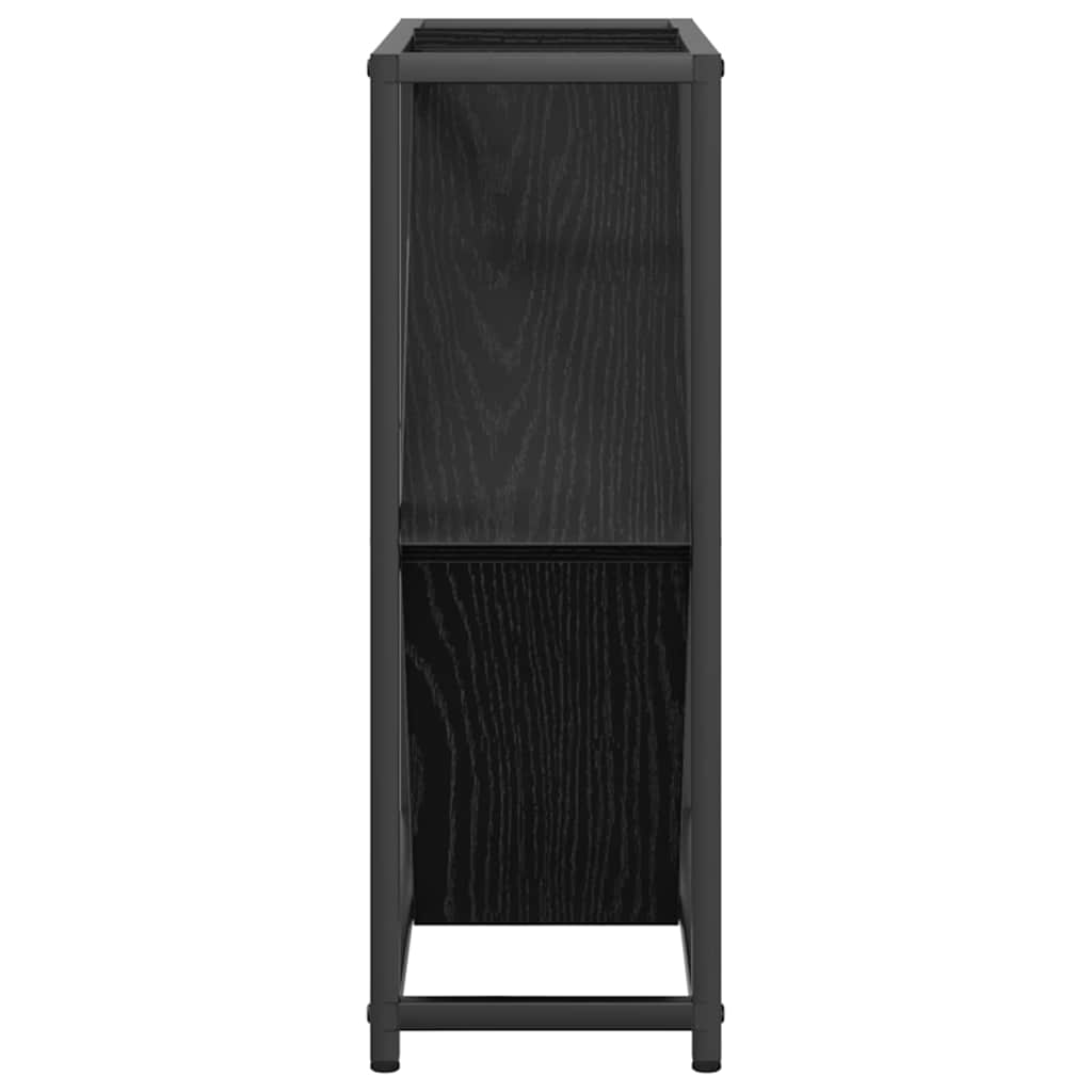 Étagère à vin Chêne noir 51 x 18 x 52,5 cm Bois d'ingénierie