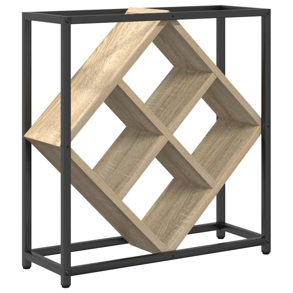 Étagère à vin Chêne sonoma 51 x 18 x 52,5 cm Bois d'ingénierie
