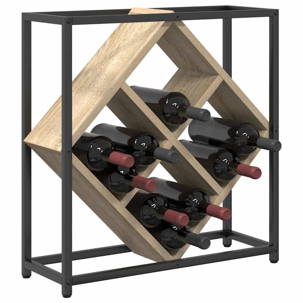 Étagère à vin Chêne sonoma 51 x 18 x 52,5 cm Bois d'ingénierie