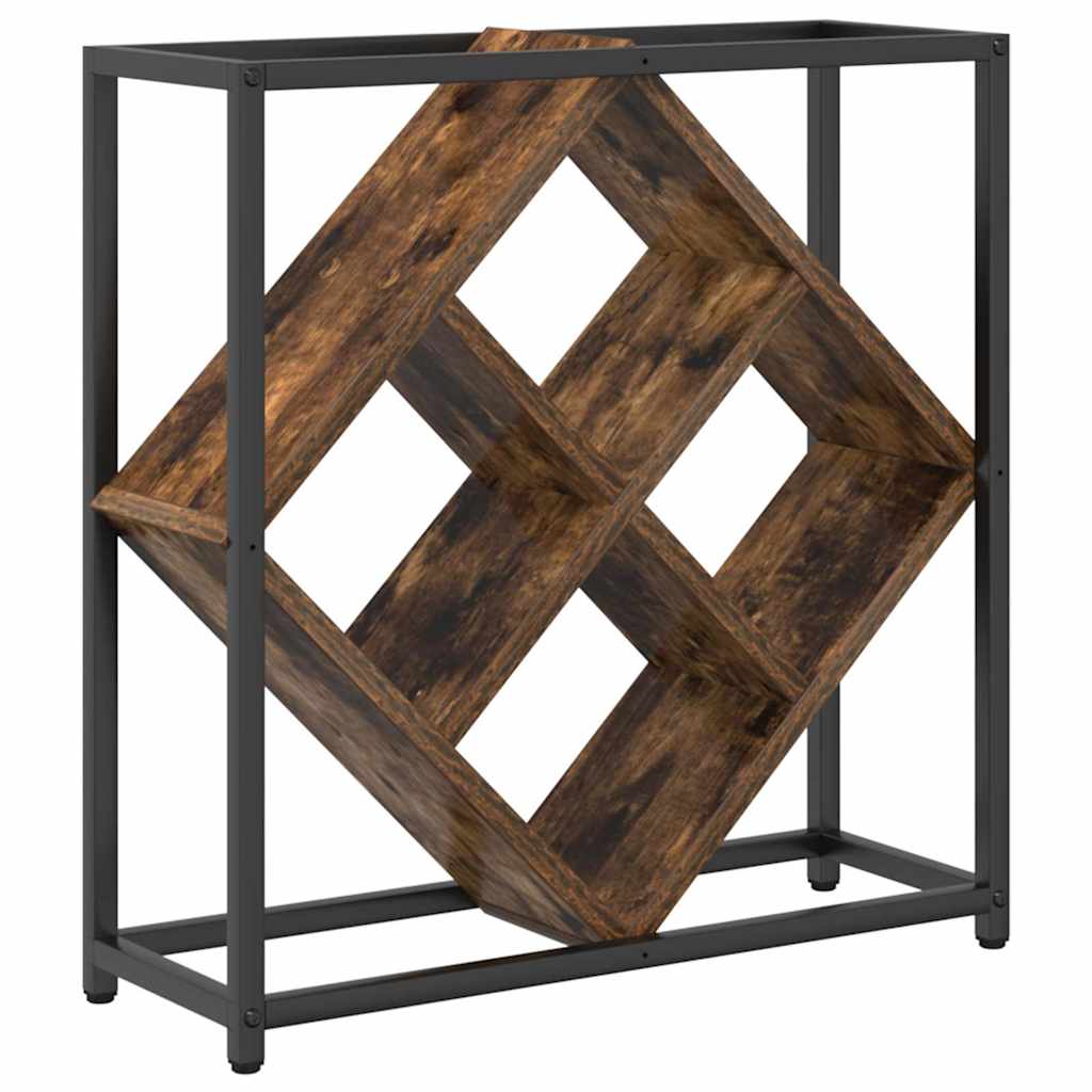 Étagère à vin Chêne fumé 51 x 18 x 52,5 cm Bois d'ingénierie