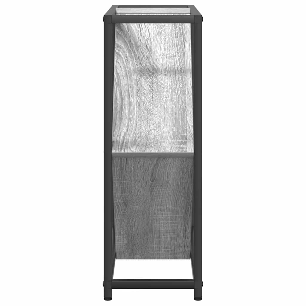 Étagère à vin Gris 51 x 18 x 52,5 cm Bois d'ingénierie