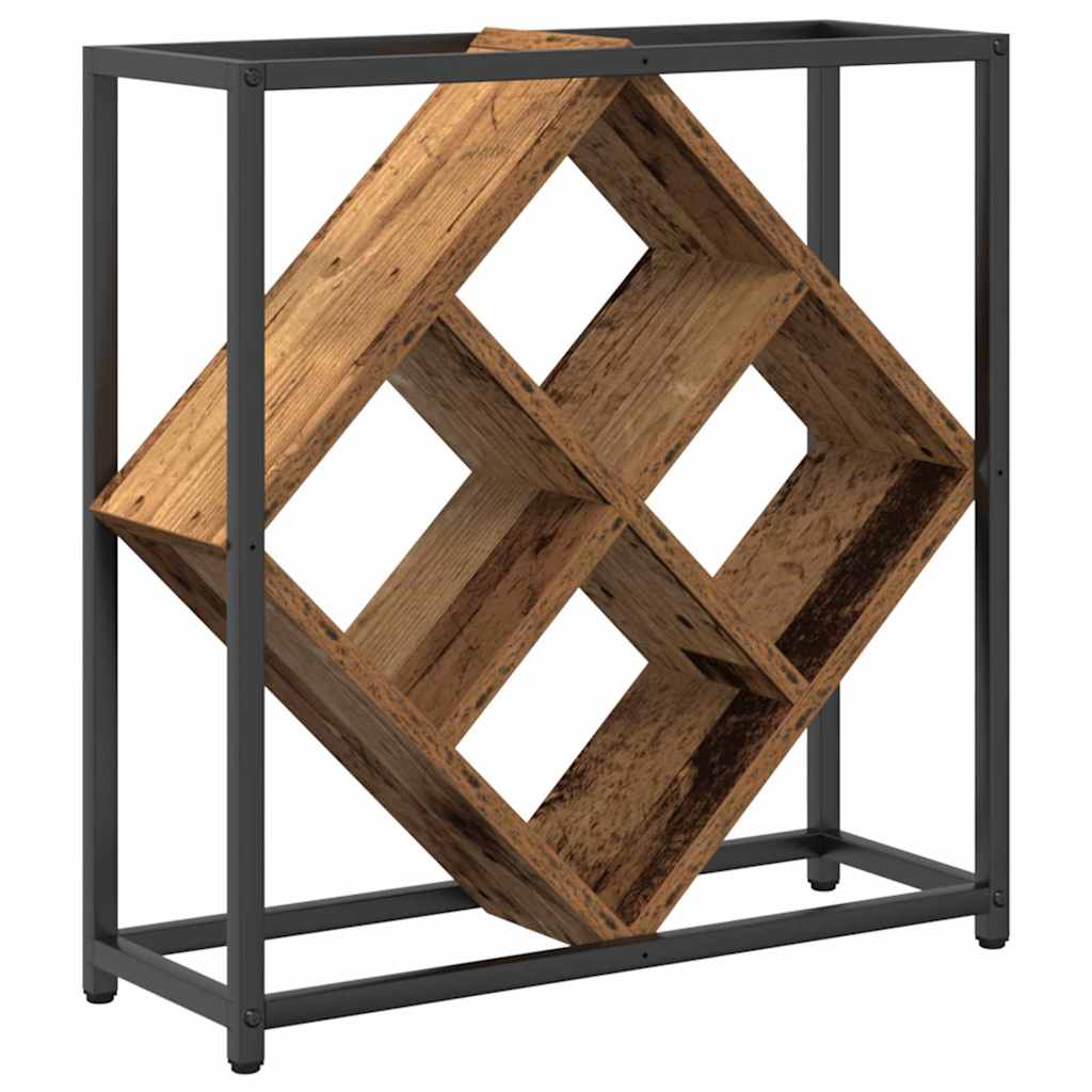 Étagère à vin Bois ancien 51 x 18 x 52,5 cm Bois d'ingénierie
